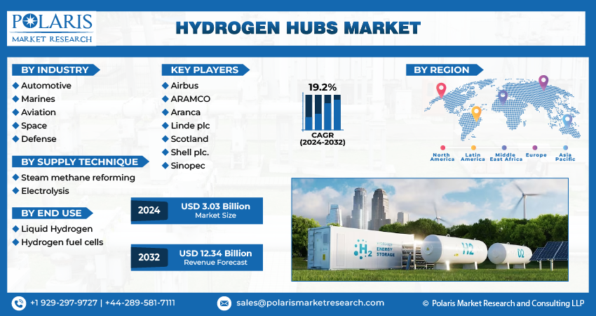 Hydrogen Hubs Market Size & Trends Global Report, 2024-2032