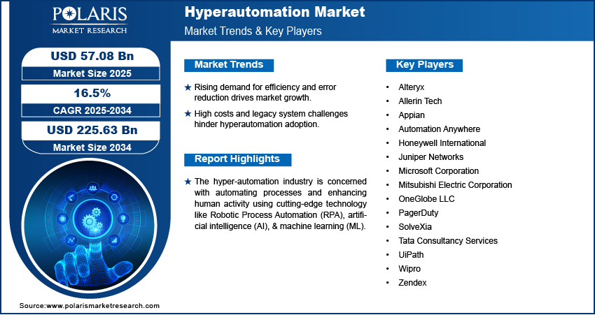 Hyperautomation Market: Size, Share & Trends Report 2025–2034