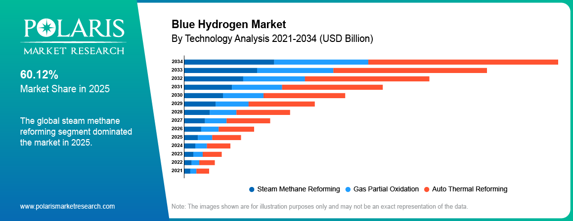 Blue Hydrogen Market By Product Analysis 2021-2034 (USD Billion)