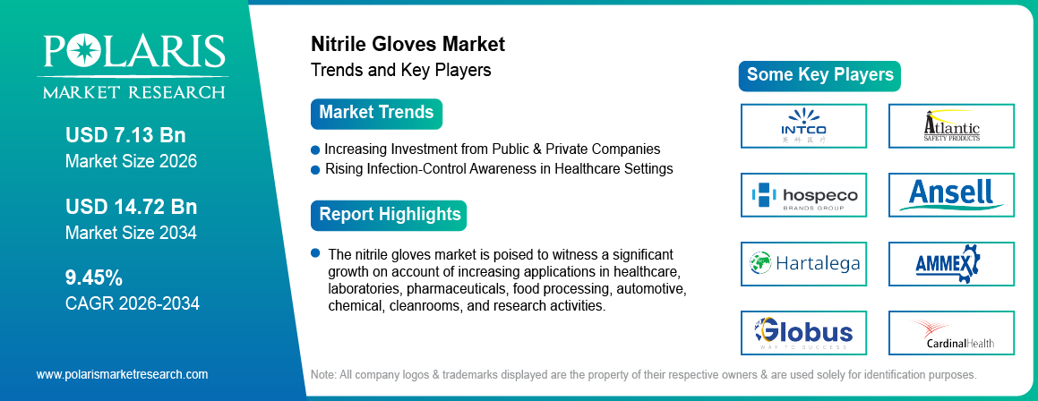Nitrile Gloves Market trends, growth drivers and leading industry players.