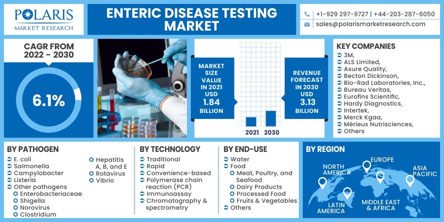 Enteric Disease Testing Market 2030